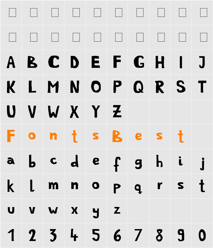 SimpleLife Character Map