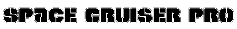 Space Cruiser Pro Font Image