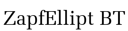 ZapfEllipt BT