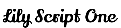 Lily Script One