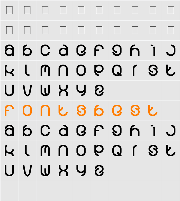 funrecord Character Map