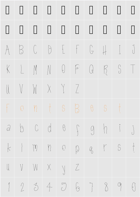 htKissMe Character Map