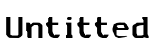 Untitted Font Image