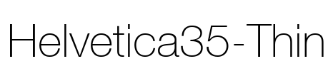 Helvetica35-Thin