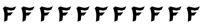 FRS GENUINO Font Image