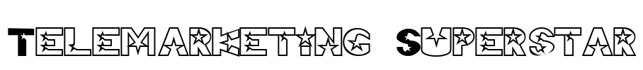 Telemarketing Superstar Font Image