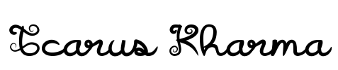 Icarus Kharma Font Image