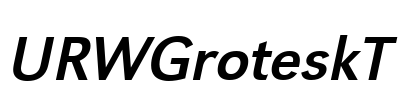 URWGroteskT