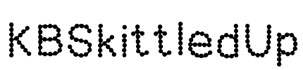 KBSkittledUp Font Image