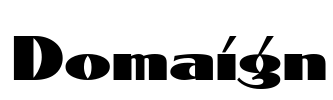 Domaign Font Image