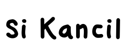 Si Kancil Font Image