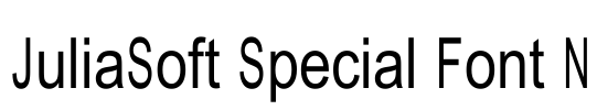 JuliaSoft Special Font N