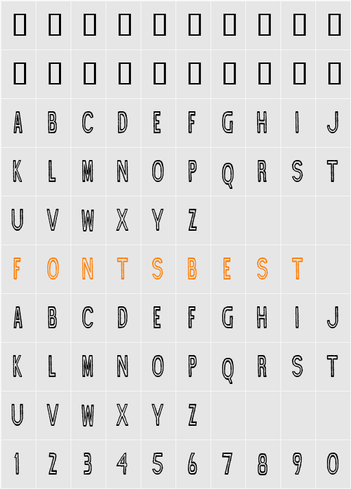 Postal Character Map