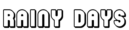 Rainy Days Font Image