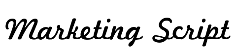 Marketing Script Font Image