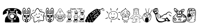 SakabeThings01 Font Image