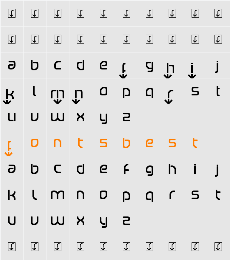 betapoRt Character Map