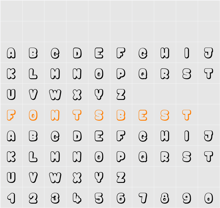 bunny$mambo Character Map
