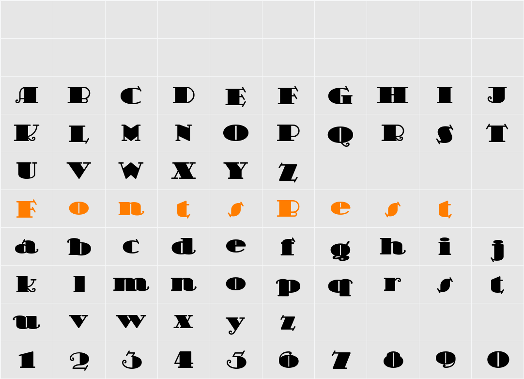 ScramGravy Character Map