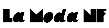 La Moda NF Font Image