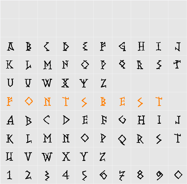 RunishMK Character Map