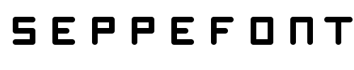 SeppeFont Font Image