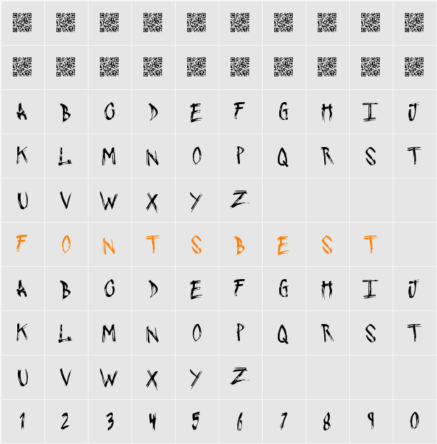 PushingSticks Character Map