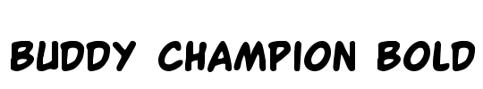 Buddy Champion Bold