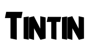 Tintin Font Image