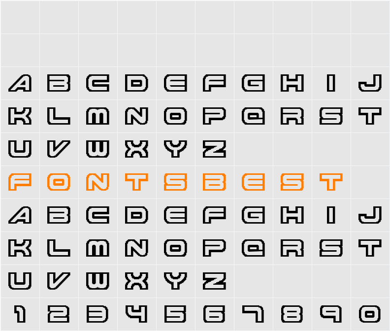 Knighthawks Character Map