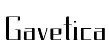 Gavetica Font Image