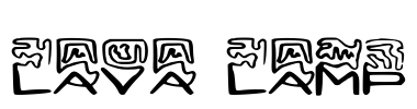 LAVA LAMP Font Image