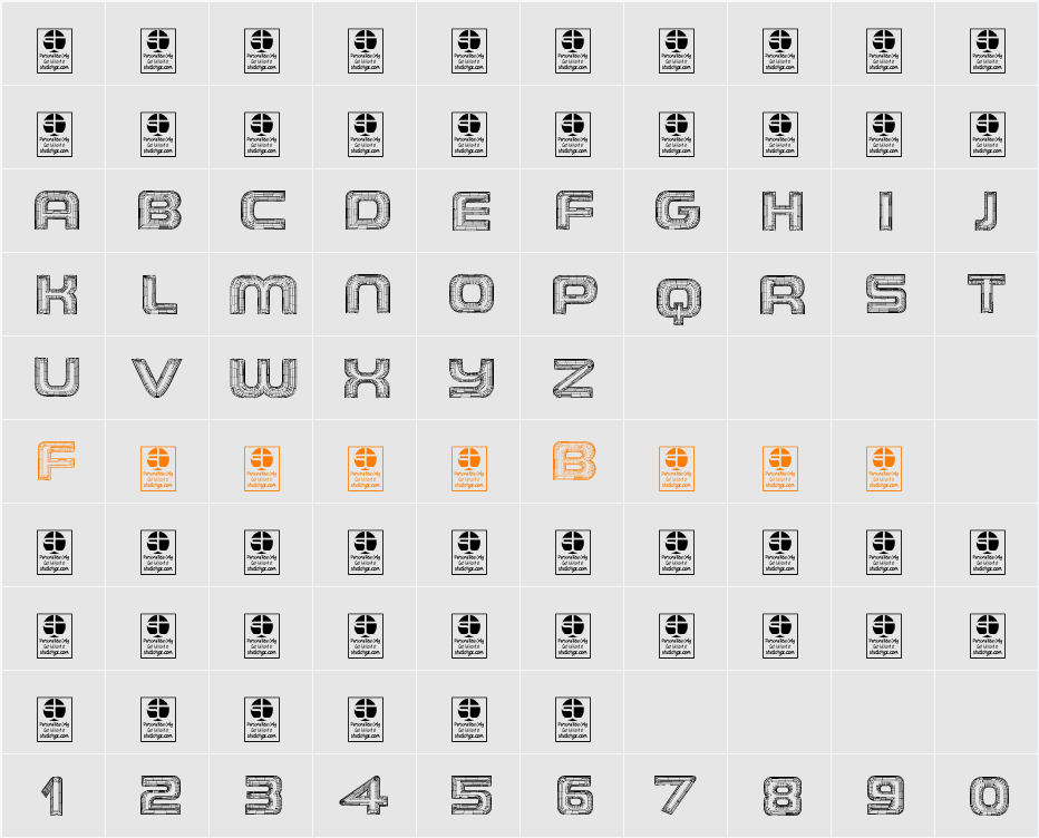 THE WIREFRAME Demo Character Map