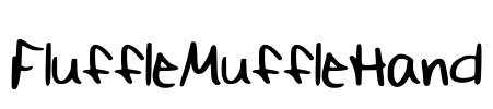 FluffleMuffleHand Font Image