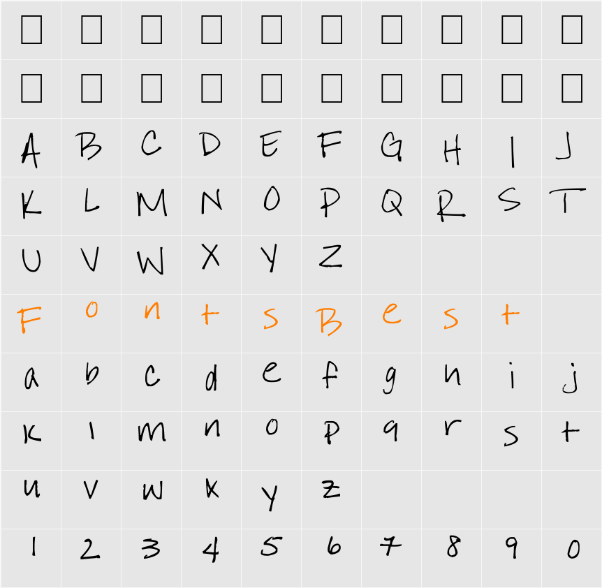I Still Believe Character Map