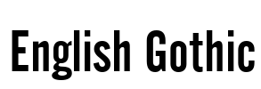 English Gothic
