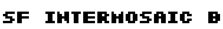 SF Intermosaic B Font Image