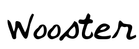 Wooster Font Image