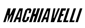 Machiavelli Font Image
