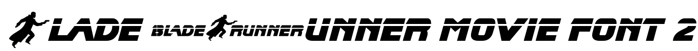 Blade Runner Movie Font 2