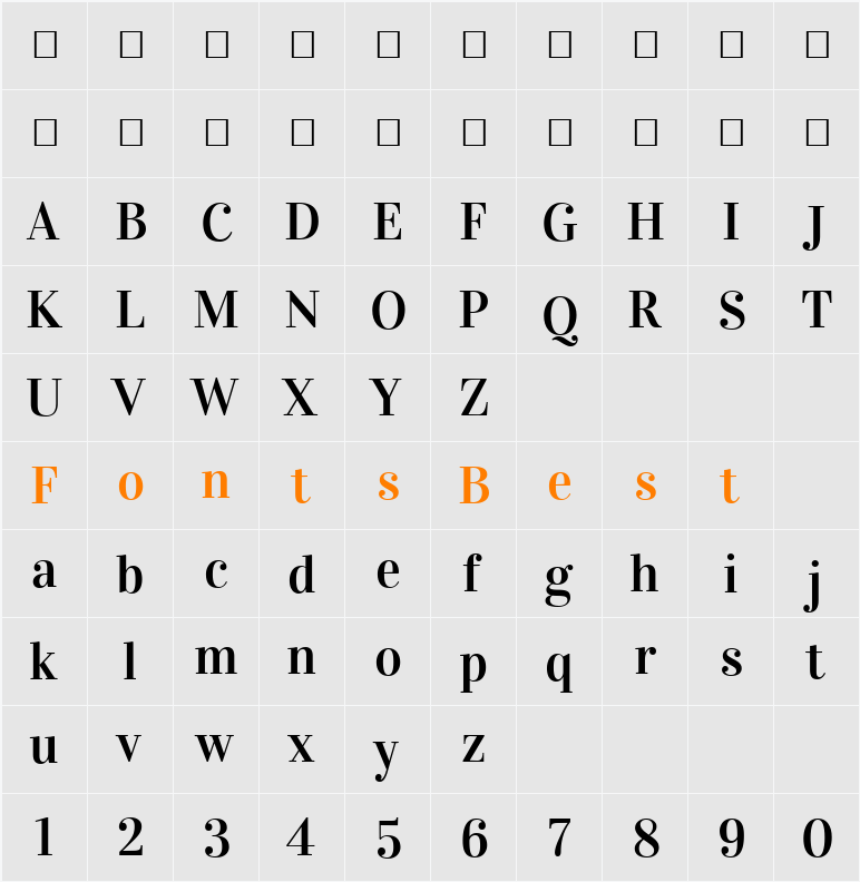 Vidaloka  Character Map
