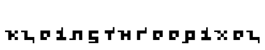 KleinsThreePixel Font Image