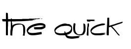 The Quick Font Image