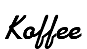 Koffee Font Image