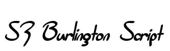 SF Burlington Script Font Image