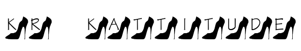 KR Kattitude Font Image