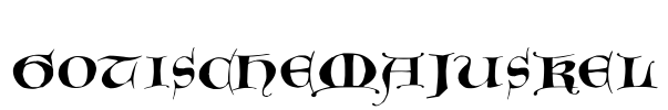 GotischeMajuskel Font Image