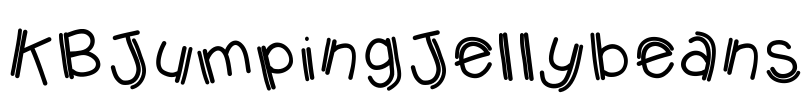 KBJumpingJellybeans Font Image