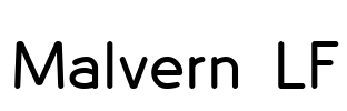 Malvern LF Font Image