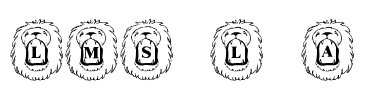 LMS Lion Around Font Image